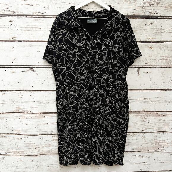 DISNEY CAKEWORTHY Mickey Mouse Spiderweb Dress Sz 3XL - Picture 1 of 4